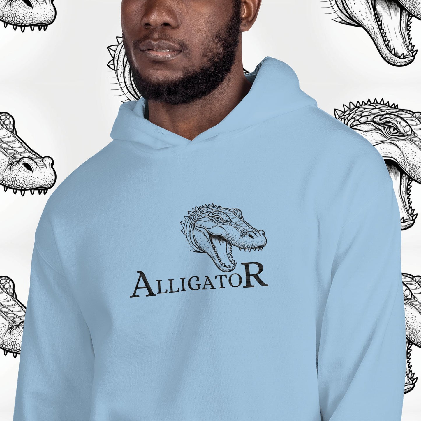 Hoodie AlligatoR Logo "AR-LLIGATO"