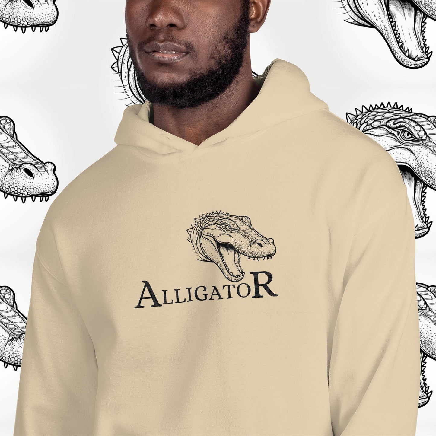 Hoodie AlligatoR Logo "AR-LLIGATO"