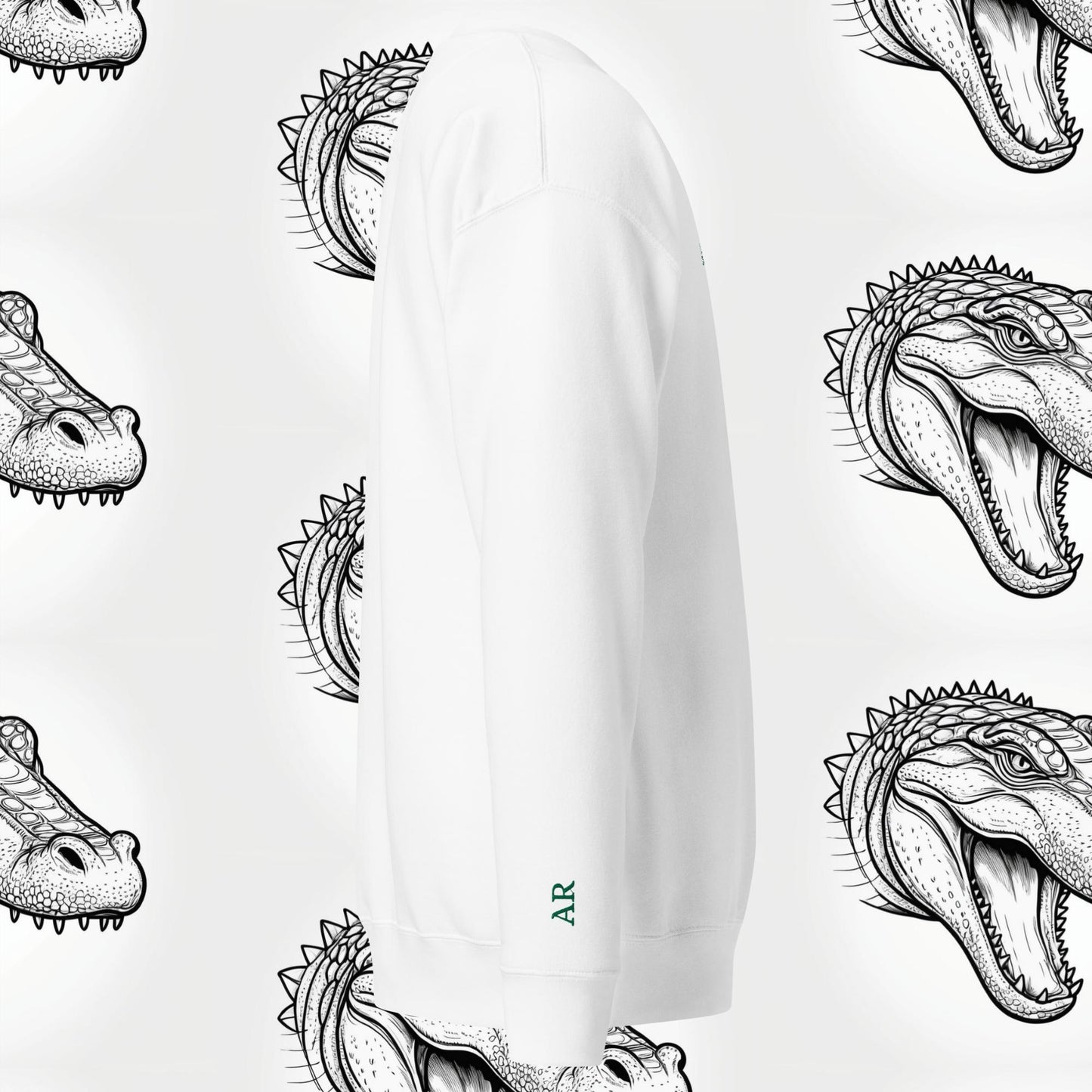 Hoodie Basic AlligatoR Logo Bordado